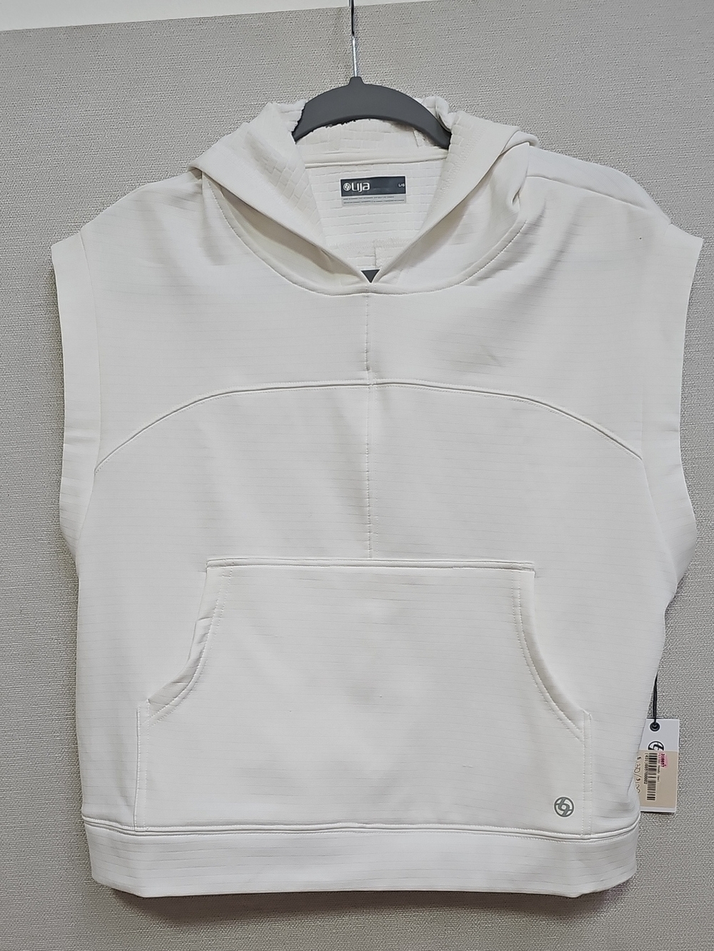 LIJA SKEEVELESS CROPPED HOODIE VEST BFPM-09-051